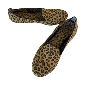 Rothy’s leopard round toe flats RETIRED size 8 thumbnail 1