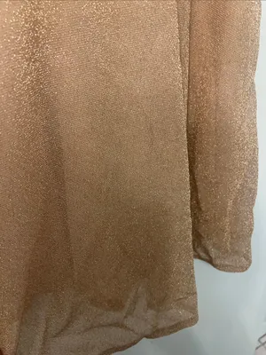 Sparkle Slip Dress in Champagne Rose Gold Small thumbnail 3