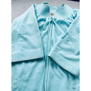 Vintage‎ Evelyn Pearson Womens Blue Teal Robe 70s Loungewear Nightgown Housecoat thumbnail 2