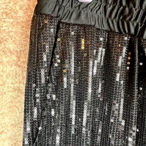 Shavonne Dorsey Sequin Jogger Black M thumbnail 7