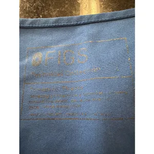 Figs Casma Women's Scrub Top PO 1809 Royal Blue Pockets L Shirt‎ Nurse Doctor thumbnail 2