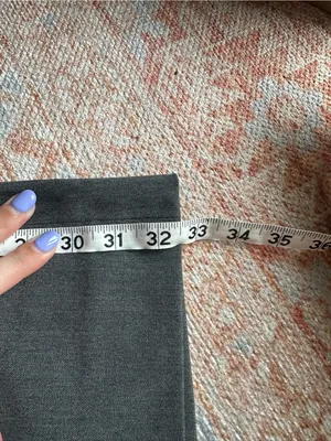 NWT Abercrombie curve love low rise stretch slim boot trouser pants dark gray 31 thumbnail 9