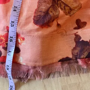 ZIMMERMANN Luminosity Flip SKIRT linen and silk blend gauze‎ Sz 2 Med Frayed thumbnail 10