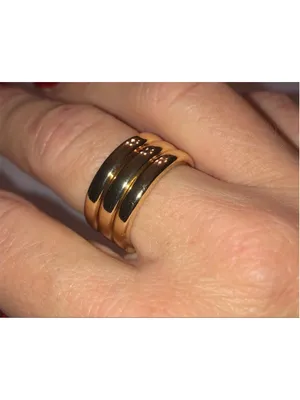 Size 7 Jasmine Lane Gold Tone Ring Triple Stack Set thumbnail 7