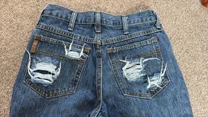 Green Label Cinch Jeans distressed thumbnail 6