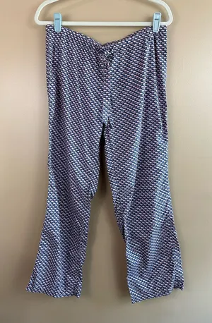 NWOT Vineyard Vines Navy Blue Pink All Over Whale Pattern Pajama Pants Lounge S thumbnail 1