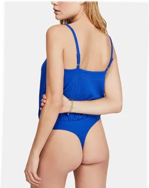 Blue Marissa Bodysuit Size Small thumbnail 3