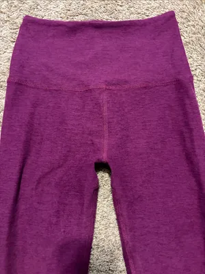 Beyond Yoga Women’s Purple Spacedye Caught in the Midi Leggings Small thumbnail 4