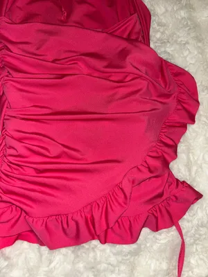 Pink Tied Cutout Wrap Hem Short Dress  thumbnail 5