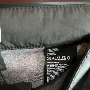 H&M Faux‎ Leather Pants Size 8 Black Straight Leg Casual Career thumbnail 4
