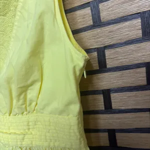 Gap‎ Yellow Tunic Tank Top Size 12 thumbnail 5