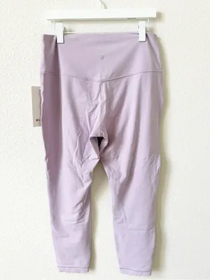 Lululemon Align High Rise Pant 25” Lilac Play Size 14 Yoga Minimalist Sporty thumbnail 2