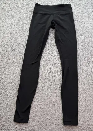 Lululemon Black High Rise Leggings Women’s Size 4 Athletic Yoga Pants Stretch thumbnail 1
