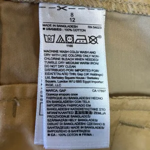 Gap Womens Shorts Chino Khaki‎ 100% Cotton Pockets Short Tan Size 8R thumbnail 6