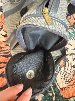 Cambridge Tweed Duffle Travel Bag Herringbone Carry On Weekender Luggage thumbnail 9