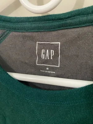 GAP Men's Long Sleeve Crewneck Sweater Tee thumbnail 3