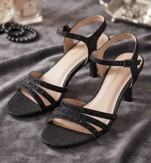 Sparkle Black Strappy Mid thumbnail 1