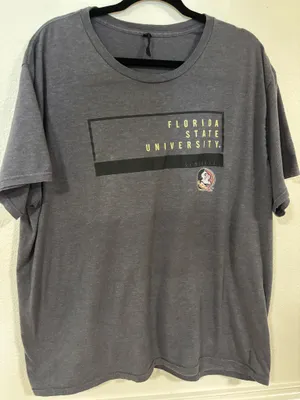 Florida State University FSU Seminoles Gray Graphic T-Shirt - Size 2XL thumbnail 1