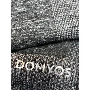 Domyos Women's Gray Short Sleeve Crew Neck Yoga T-Shirt Athletic Crop Top Size S thumbnail 3