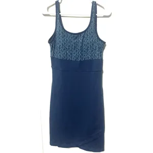 Title Nine Dress Medium Teal Skort Speed Racer Athletic Tennis Golf built in bra thumbnail 2