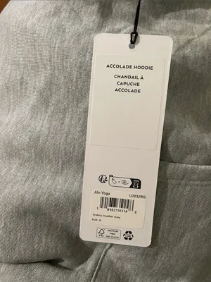 NWT Alo Yoga Accolade Hoodie Athletic Heather Grey Size S thumbnail 10