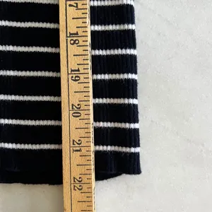 Lauren Ralph Lauren Petite Striped‎ Knit Top 3/4 Sleeve Button Accent thumbnail 5