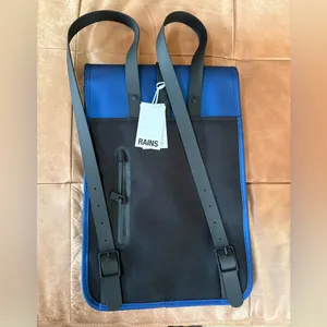 RAINS Waterproof Blue Backpack thumbnail 7