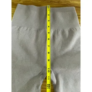 Everlane Ribbed‎ Seamless Bike Shorts High Waisted Mauve XS/S thumbnail 6