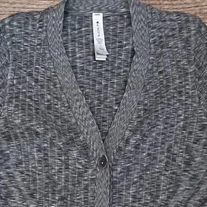 Athleta Grey Cardigan Sweater thumbnail 2
