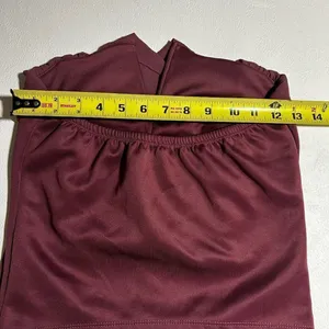 Charlotte Russe Strapless Twist Front Tube Top | Wine Red | Size M thumbnail 4