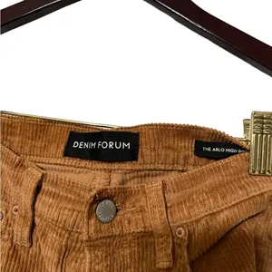 ARITZIA The Denim Forum Straight Corduroy High Waisted Tan Pants thumbnail 11