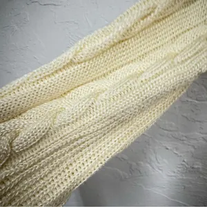Lauren Ralph Lauren Cream Cable Knit Cardigan Sweater Womens M Duster Preppy thumbnail 7