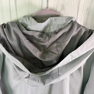 NWT WEATHERPROOF Women's Hooded Rain Coat Anorak-Style Jacket in Grey, 2X thumbnail 9