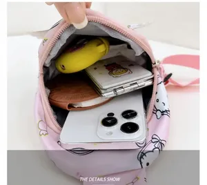 Hello Kitty Sanrio Lightweight Waterproof Nylon Crossbody Bag thumbnail 2