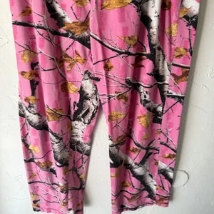 Legendary Y2k Deer Gear Pink Camo Pajama Pants Lounge Sleepwear‎ Women's XL thumbnail 2
