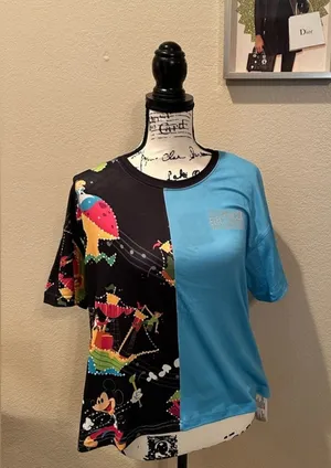 NWOT Disney Parks Main Street Electrical Parade Cropped Tee S thumbnail 1