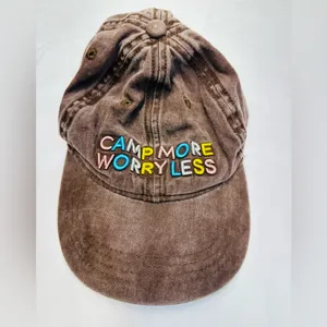 Brown Embroidered Cap thumbnail 2
