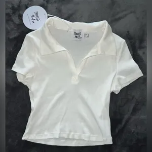 Princess Polly Cori Top in Cream Size 2 New with tag thumbnail 11