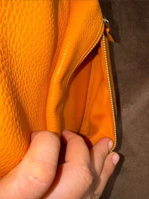 Coach Mini Pebbled Leather Backpack Mustard Yellow / Honey –good Condition thumbnail 11