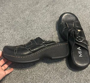 Black Clog Sandals thumbnail 1