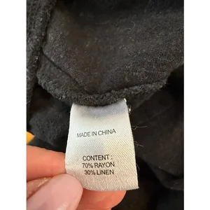 Drew Clothing Solana Eden Gauze Pants Black thumbnail 8
