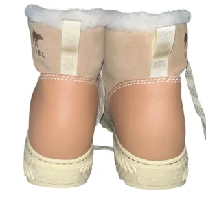 Sorel Ona‎ Ave Waterproof Fur Winter Boots Tan Womens 10.5 NL5137-226 thumbnail 4