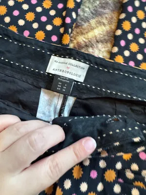 Maeve Kick Flare Trouser Pants - Geometric Print thumbnail 4