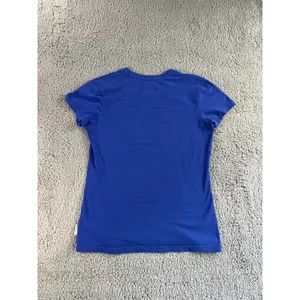 Nike Dri Fit T Shirt‎ Women M Blue Cotton Graphic Retro y2k 90s Sporty Twee thumbnail 2