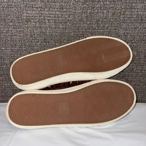 Madewell Sidewalk Low Top Sneakers Womens 9 Leopard Calf Hair Brown Mob Wife thumbnail 7