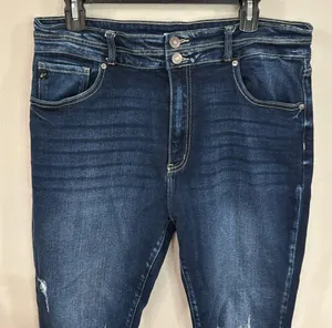 KanCan for Maurices high rise double exposed button distressed crop jeans sz 32 thumbnail 4