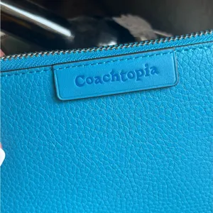 Coach CoachTopia Orange Leather zip curved Shoulder Bag thumbnail 11