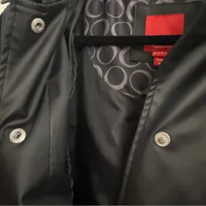 Esprit Women's Black Belted Jacket Size Medium VINTAGE! thumbnail 5