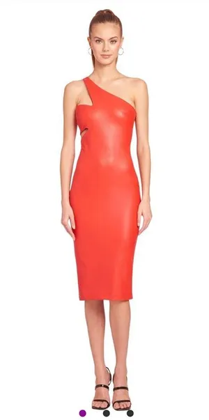 Amanda Uprichard Amanda Uprichard - Mckay Dress - Red thumbnail 2