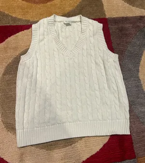 John Galt / Brandy Melville Marlena Light Green Cable Knit Sweater Vest One Size thumbnail 1